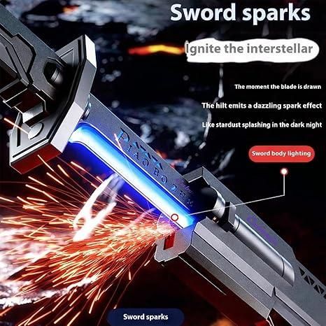 Spark Toy Sword with Sound & Fog Effects..