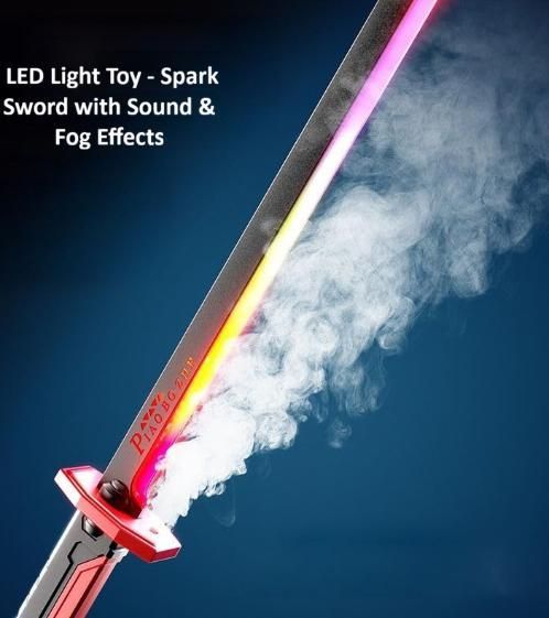 Spark Toy Sword with Sound & Fog Effects..